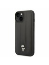 Karl Lagerfeld Karl Lagerfeld Quilted Puffy Ikonik Logo Stražnji Poklopac za iPhone 14 Plus Black