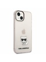 Karl Lagerfeld Karl Lagerfeld Choupette Logo Stražnji Poklopac za iPhone 14 Plus Pink