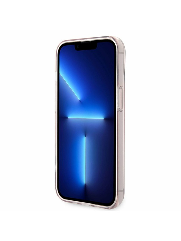 Karl Lagerfeld Karl Lagerfeld Choupette Logo Stražnji Poklopac za iPhone 14 Plus Pink