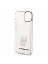Karl Lagerfeld Karl Lagerfeld Choupette Logo Stražnji Poklopac za iPhone 14 Plus Pink