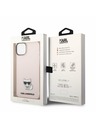 Karl Lagerfeld Karl Lagerfeld Choupette Logo Stražnji Poklopac za iPhone 14 Plus Pink