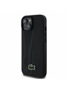 Lacoste Lacoste Iconic Petit Pique Woven Logo Magsafe Stražnji Poklopac za iPhone 15 Black