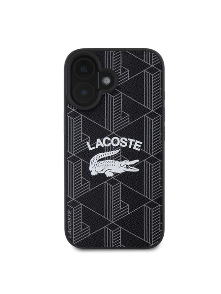 Lacoste Lacoste Blend Monogram MagSafe Stražnji Poklopac za iPhone 16 Black