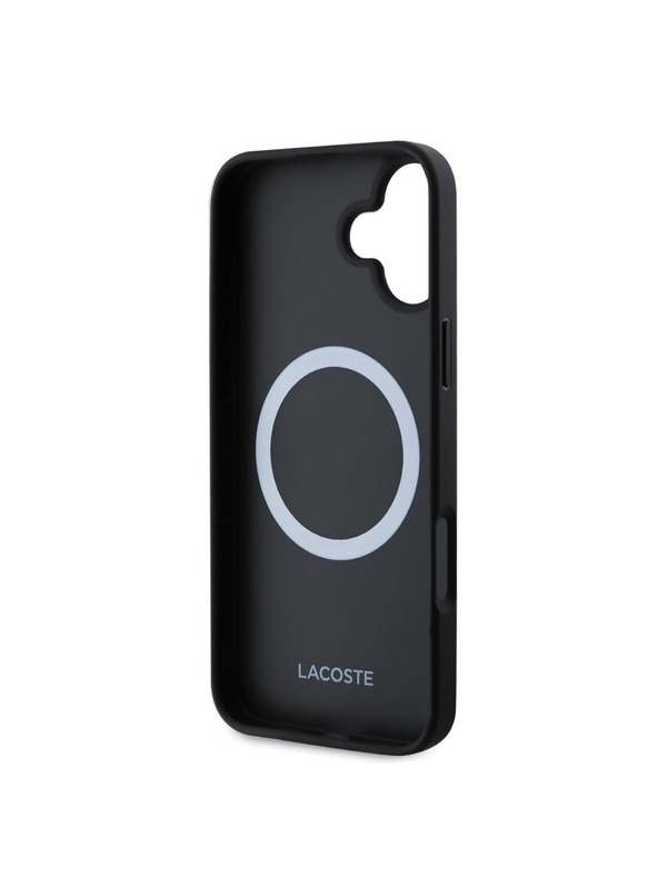 Lacoste Lacoste Blend Monogram MagSafe Stražnji Poklopac za iPhone 16 Black