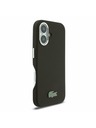 Lacoste Lacoste PVC Iconic Petit Pique Metal Logo MagSafe Stražnji Poklopac za iPhone 16 Black