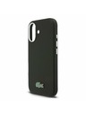 Lacoste Lacoste PVC Iconic Petit Pique Metal Logo MagSafe Stražnji Poklopac za iPhone 16 Black