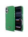 Lacoste Lacoste PVC Iconic Petit Pique Metal Logo MagSafe Stražnji Poklopac za iPhone 16 Estragon Green