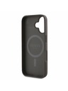 Guess Guess PU 4G Classic Logo MagSafe Stražnji Poklopac za iPhone 16 Plus Brown