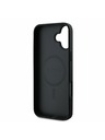 Guess Guess PU 4G Classic Logo MagSafe Stražnji Poklopac za iPhone 16 Plus Black