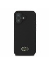 Lacoste Lacoste Iconic Petit Pique Woven Logo MagSafe Stražnji Poklopac za iPhone 16 Plus Black