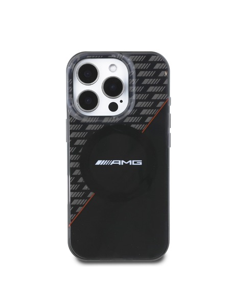 AMG AMG Rhombs MagSafe Stražnji Poklopac za iPhone 16 Pro Black/Red