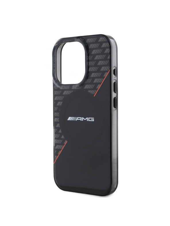 AMG AMG Rhombs MagSafe Stražnji Poklopac za iPhone 16 Pro Black/Red