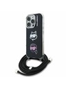 Karl Lagerfeld Karl Lagerfeld IML Crossbody K&CH Heads Stražnji Poklopac za iPhone 16 Pro Black