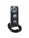 Karl Lagerfeld Karl Lagerfeld IML Crossbody K&CH Heads Stražnji Poklopac za iPhone 16 Pro Black