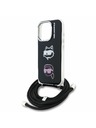 Karl Lagerfeld Karl Lagerfeld IML Crossbody K&CH Heads Stražnji Poklopac za iPhone 16 Pro Black
