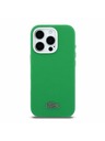 Lacoste Lacoste PVC Iconic Petit Pique Metal Logo MagSafe Stražnji Poklopac za iPhone 16 Pro Estragon Green