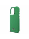 Lacoste Lacoste PVC Iconic Petit Pique Metal Logo MagSafe Stražnji Poklopac za iPhone 16 Pro Estragon Green