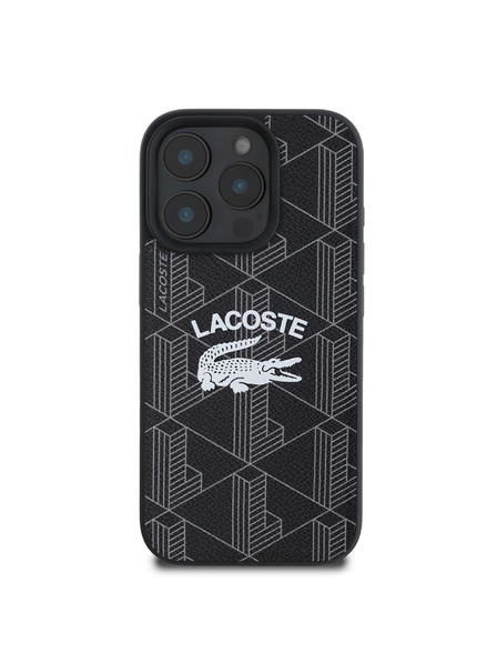 Lacoste Lacoste Blend Monogram MagSafe Stražnji Poklopac za iPhone 16 Pro Black