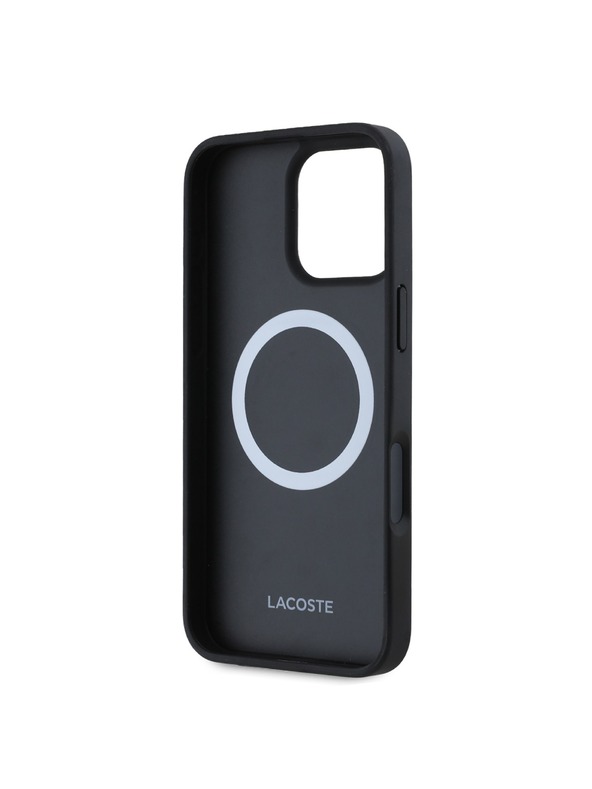 Lacoste Lacoste Blend Monogram MagSafe Stražnji Poklopac za iPhone 16 Pro Black