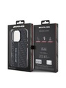 AMG AMG Carbon Pattern Stražnji Poklopac za iPhone 16 Pro Max Black