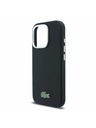 Lacoste Lacoste PVC Iconic Petit Pique Metal Logo MagSafe Stražnji Poklopac za iPhone 16 Pro Max Black