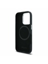 Lacoste Lacoste PVC Iconic Petit Pique Metal Logo MagSafe Stražnji Poklopac za iPhone 16 Pro Max Black