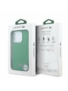 Lacoste Lacoste PVC Iconic Petit Pique Metal Logo MagSafe Stražnji Poklopac za iPhone 16 Pro Max Estragon Green
