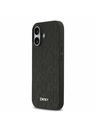 DKNY DKNY PU Leather Grid Pattern Magsafe Stražnji Poklopac za iPhone 17 Black