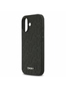DKNY DKNY PU Leather Grid Pattern Magsafe Stražnji Poklopac za iPhone 17 Black
