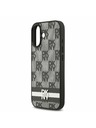 DKNY DKNY PU Leather Checkered Pattern and Stripe Stražnji Poklopac za iPhone 17 Black