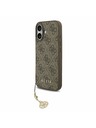 Guess Guess 4G Charm MagSafe Stražnji Poklopac za iPhone 17 Tone on Tone Brown