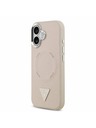 Guess Guess PU Leather Triangle Logo MagSafe Stražnji Poklopac za iPhone 17 Pink