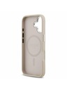 Guess Guess PU Leather Triangle Logo MagSafe Stražnji Poklopac za iPhone 17 Pink