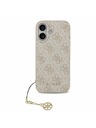 Guess Guess 4G Charm MagSafe Stražnji Poklopac za iPhone 17 Tone on Tone Pink