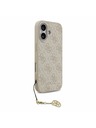 Guess Guess 4G Charm MagSafe Stražnji Poklopac za iPhone 17 Tone on Tone Pink