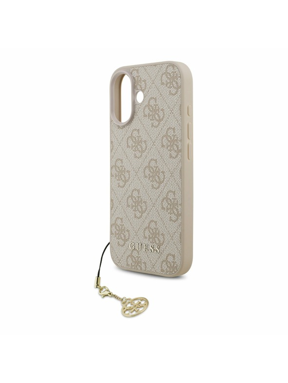 Guess Guess 4G Charm MagSafe Stražnji Poklopac za iPhone 17 Tone on Tone Pink