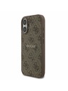 Guess Guess PU Leather 4G Colored Ring MagSafe Stražnji Poklopac za iPhone 17 Brown