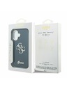 Guess Guess IML 4G Script Metal Logo Stražnji Poklopac za iPhone 17 Blue
