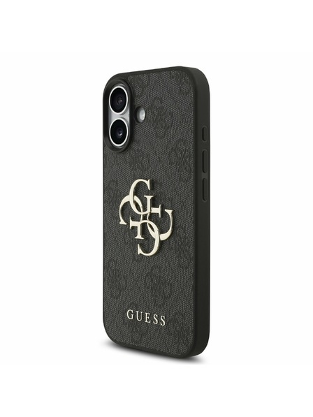 Guess Guess PU 4G Metal Logo Strap Stražnji Poklopac za iPhone 17 Black