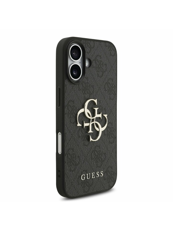 Guess Guess PU 4G Metal Logo Strap Stražnji Poklopac za iPhone 17 Black