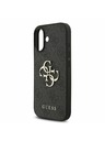 Guess Guess PU 4G Metal Logo Strap Stražnji Poklopac za iPhone 17 Black