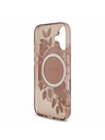 Guess Guess IML Flowers Strap MagSafe Stražnji Poklopac za iPhone 17 Pink