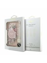 Guess Guess IML Flowers Strap MagSafe Stražnji Poklopac za iPhone 17 Pink