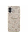 Guess Guess PU Leather 4G Colored Ring MagSafe Stražnji Poklopac za iPhone 17 Pink