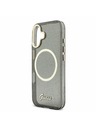 Guess Guess IML Glitter Script Strap MagSafe Stražnji Poklopac za iPhone 17 Black