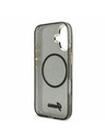 Guess Guess IML Glitter Script Strap MagSafe Stražnji Poklopac za iPhone 17 Black