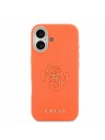 Guess Guess PU Resin Logo Stražnji Poklopac za iPhone 17 Orange