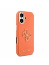 Guess Guess PU Resin Logo Stražnji Poklopac za iPhone 17 Orange