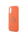 Guess Guess PU Resin Logo Stražnji Poklopac za iPhone 17 Orange