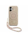 Guess Guess IML Flowers Allover Strap MagSafe Stražnji Poklopac za iPhone 17 Pink